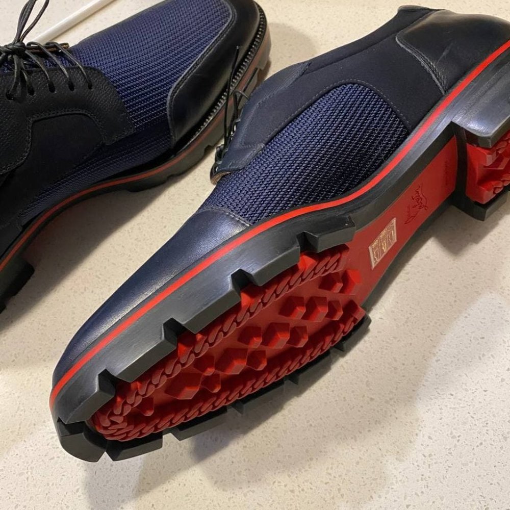 Authentic Christian Louboutin SIMON FLAT BLUE 42.5